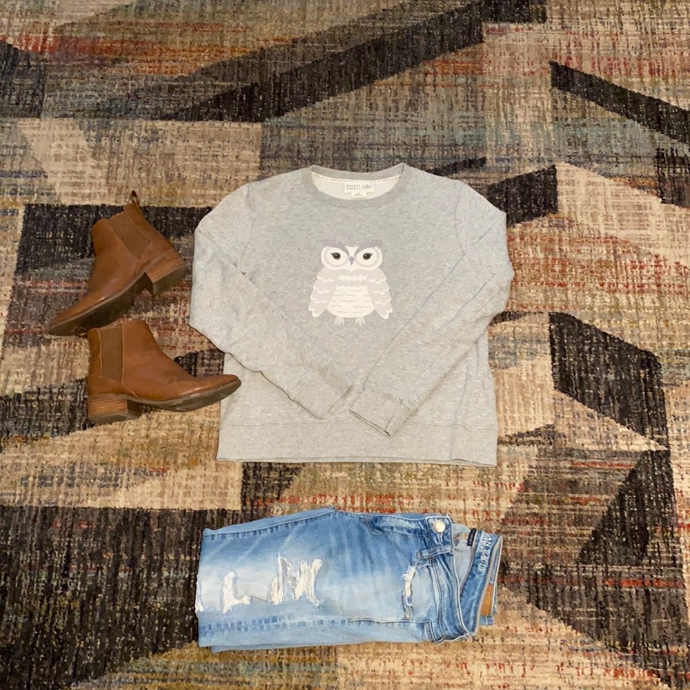 Kate Spade Owl Sweatshirt. Size small.